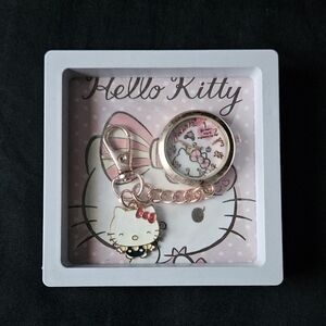 Hello Kitty Sanrio pocket watch keychain